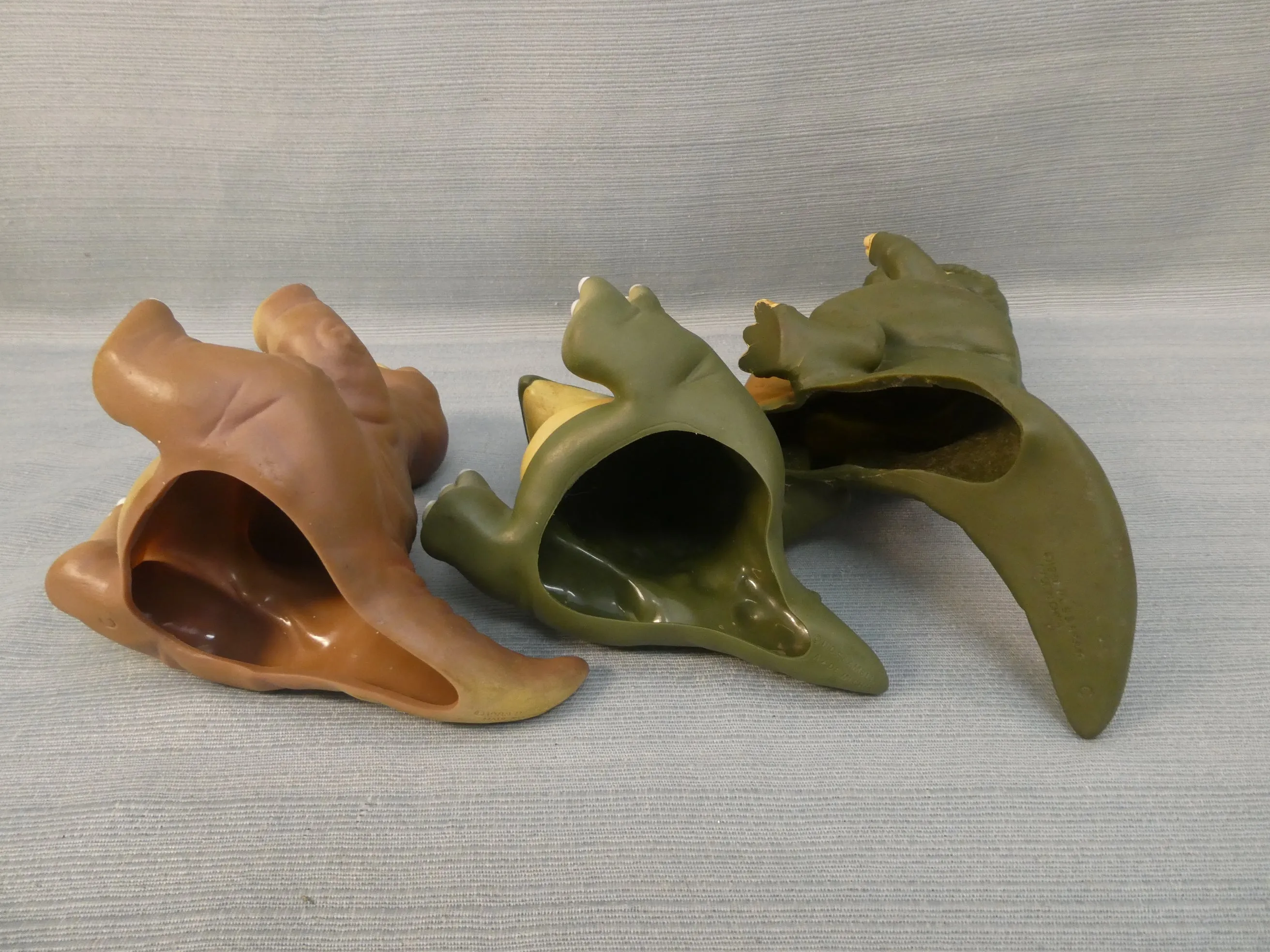 Set of 3 "Land of Time" Dinosaur Figures  - Very Good Condition