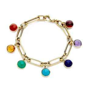 Seven Chakra Charm Bracelet