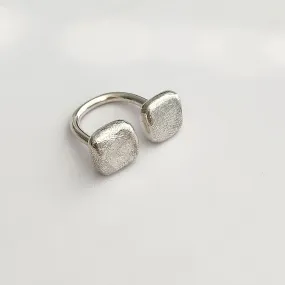 SQUARE PEBBLE Ring