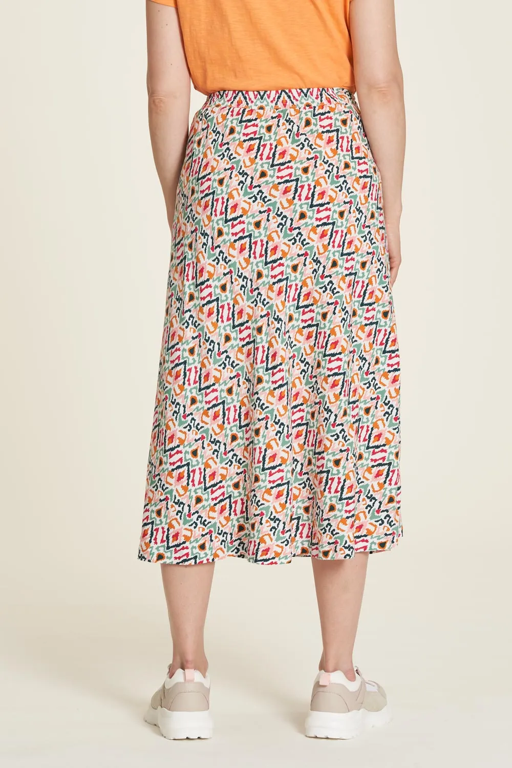 Tranquillo Ikat EcoVero Midi Skirt