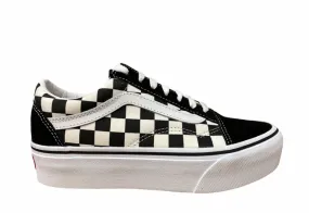 Vans women's sneakers shoe with wedge Old Skool Platform VN0A3B3UHRK1 checked black white