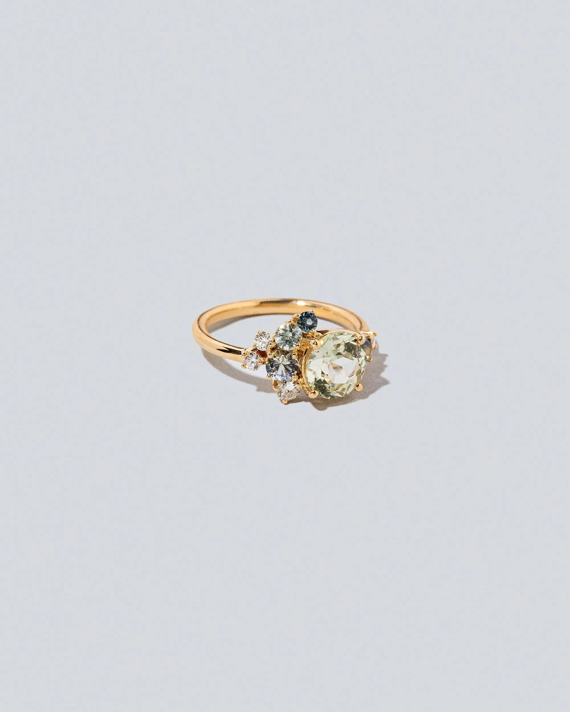 Vega Ring - Green Sapphire