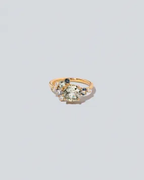 Vega Ring - Green Sapphire