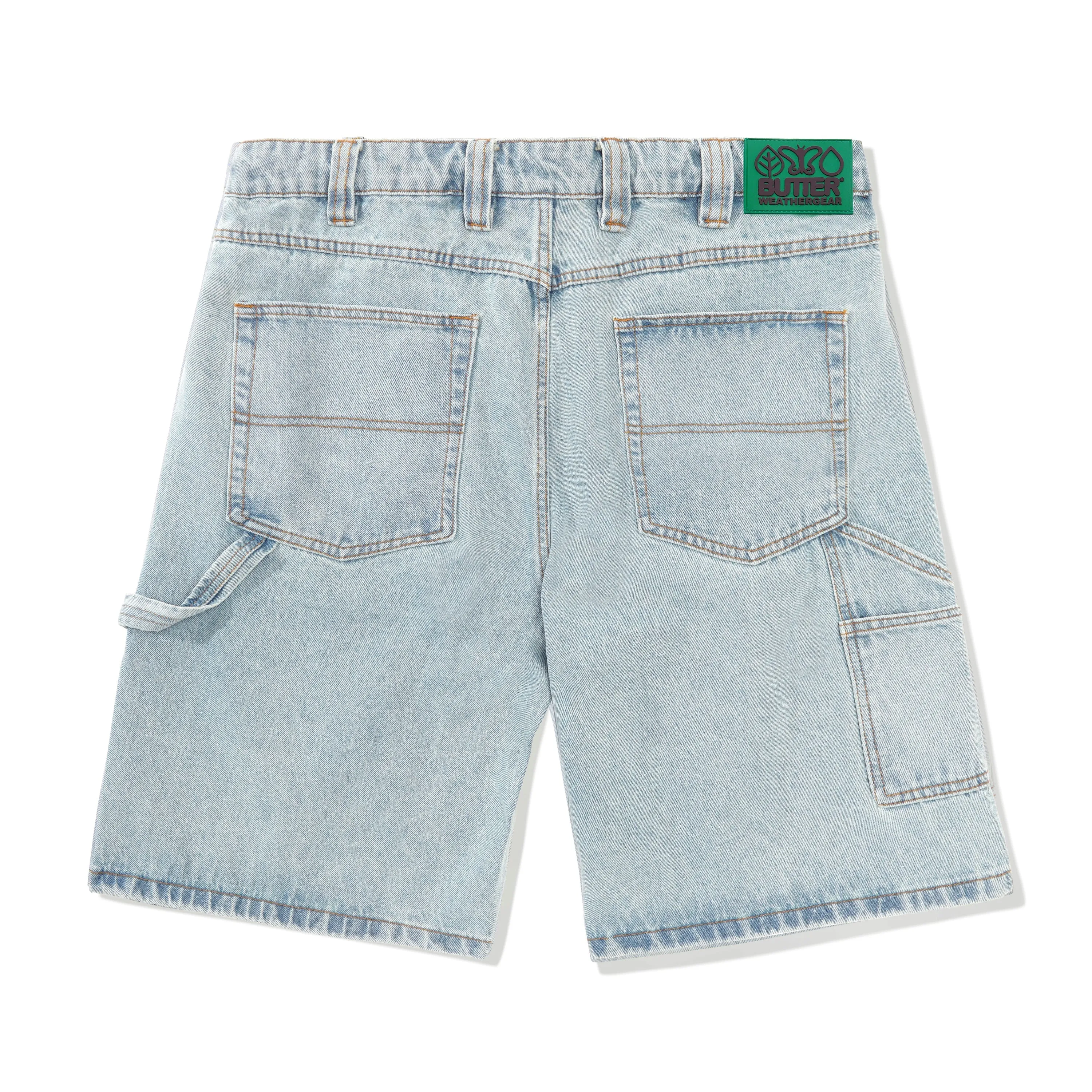 Weathergear Denim Shorts, Faded Light Wash